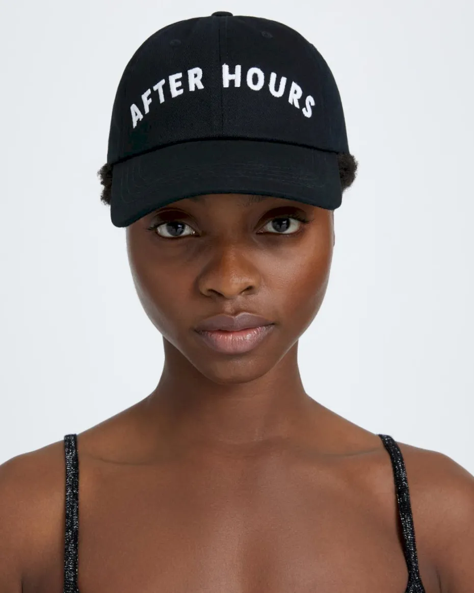After Hours Baseball Cap in Black