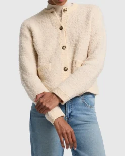 Cardigan in Milk