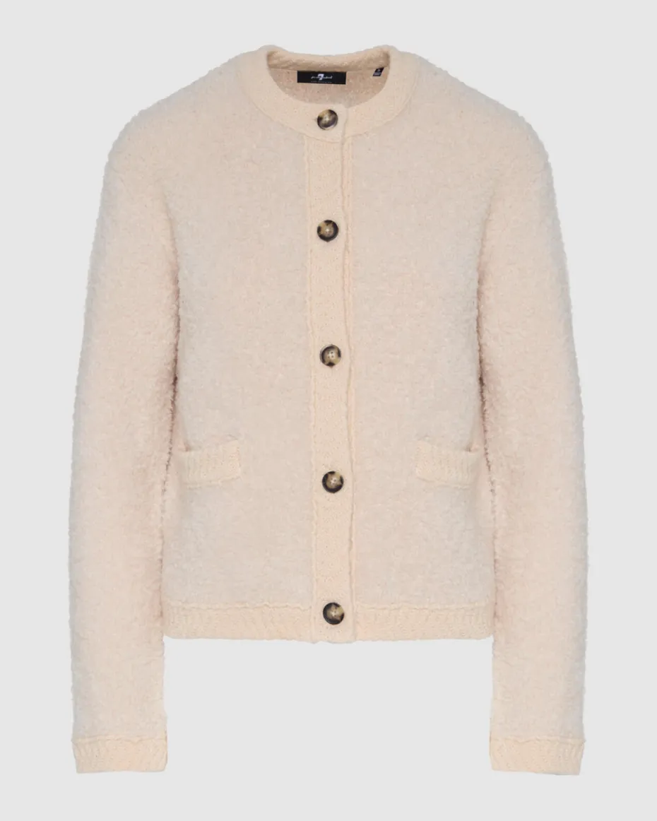Cardigan in Milk