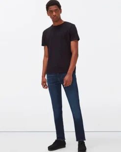 Cashmere Blend Tee in Heather Grey