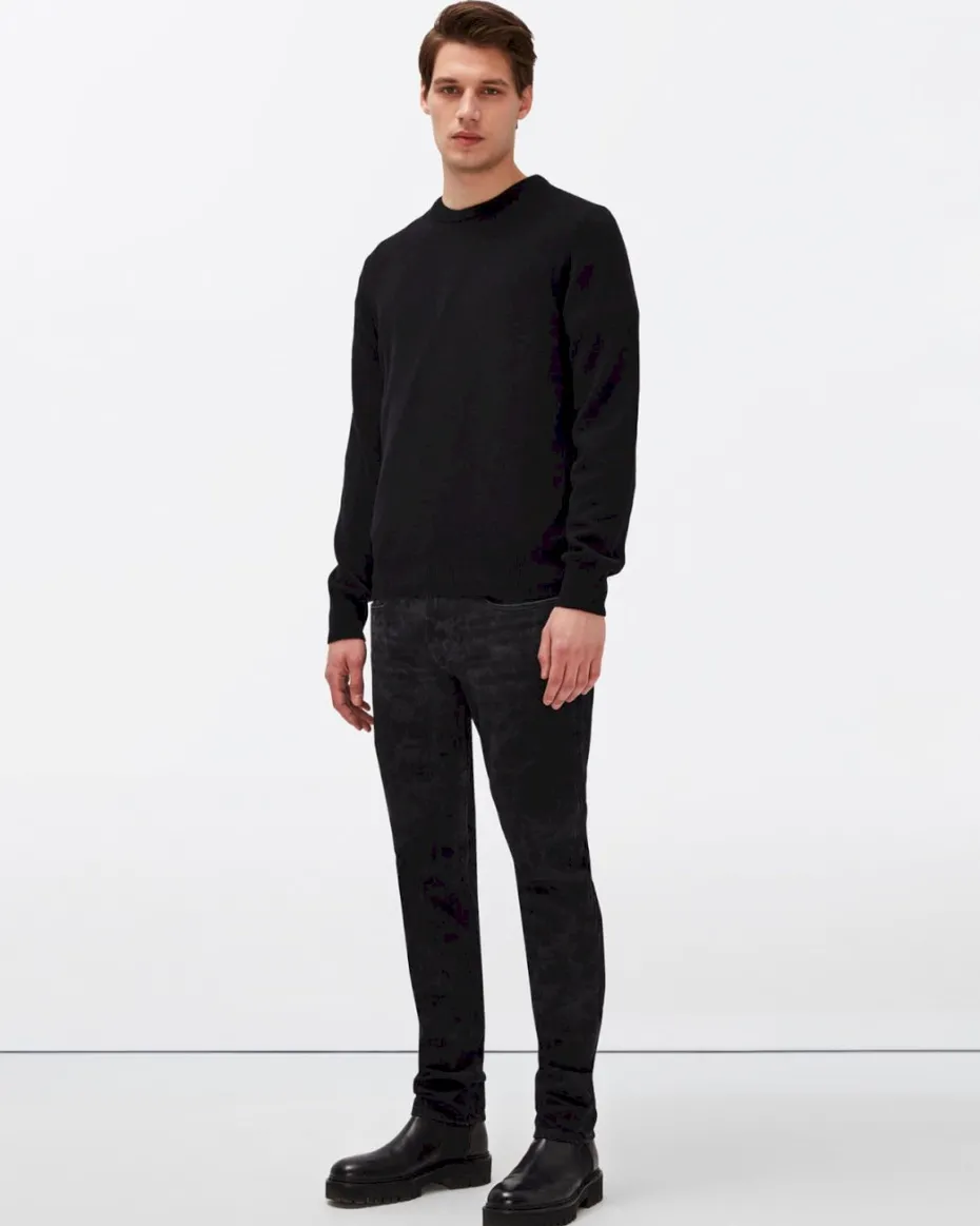 Cashmere Crew in Grey