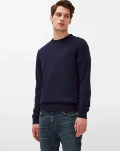 Cashmere Crew in Grey