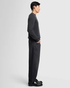 Cashmere Crew in Grey
