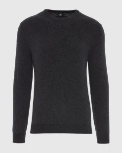 Cashmere Crew in Grey