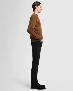 Cashmere Crew in Grey