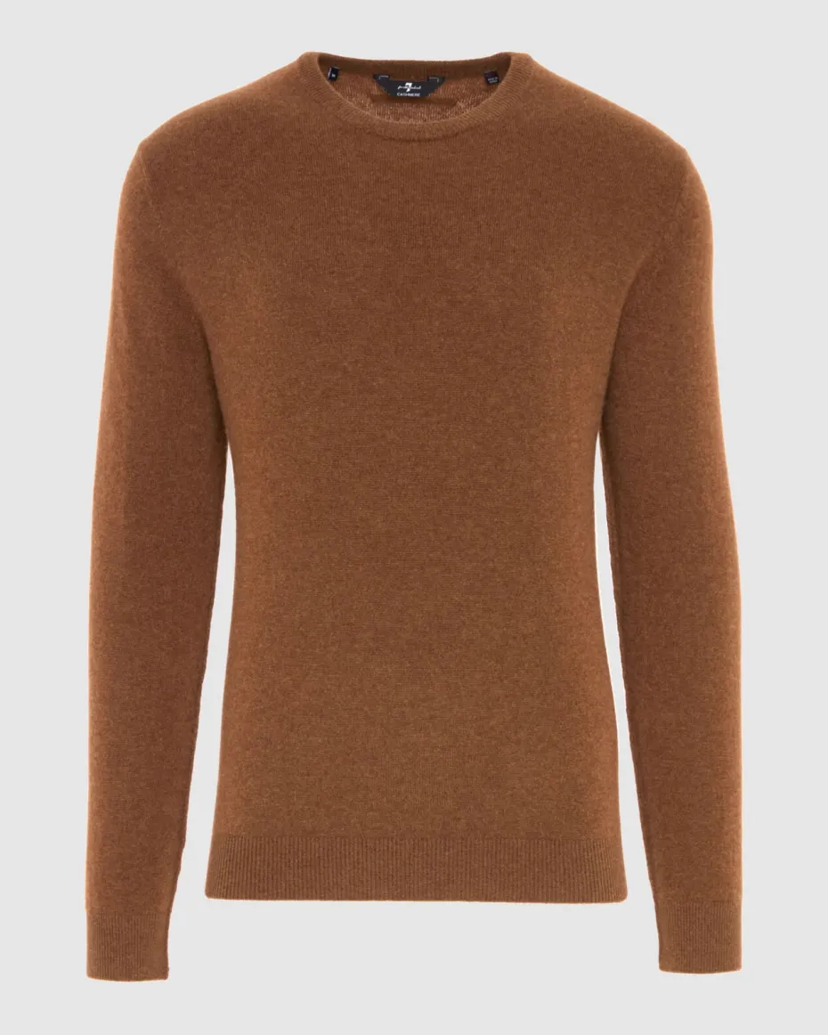 Cashmere Crew in Grey