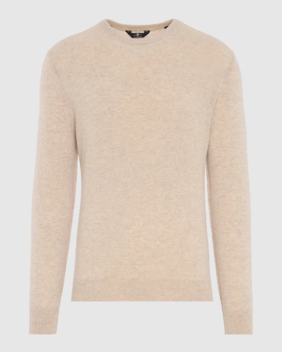 Cashmere Crew in Grey