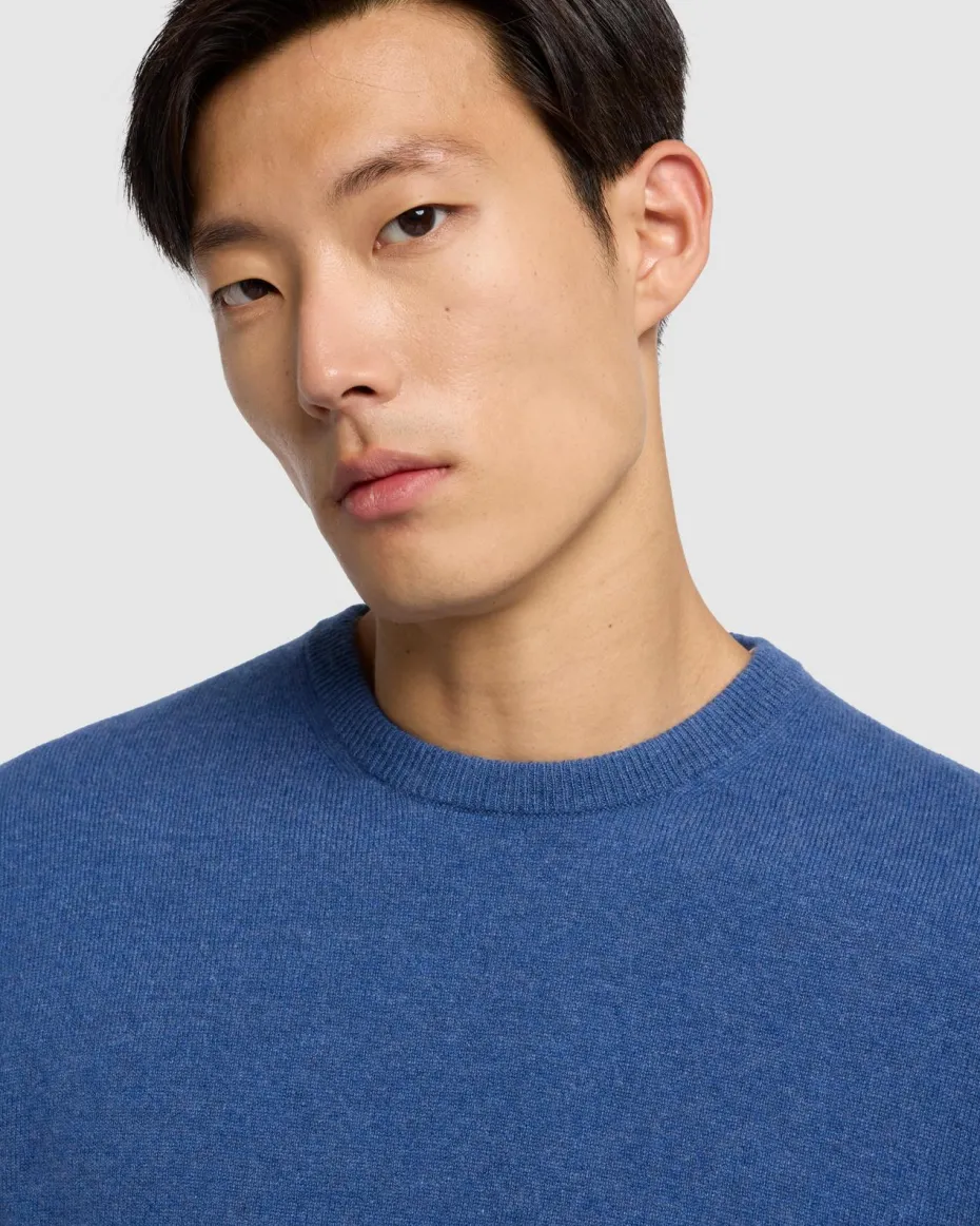 Cashmere Crew in Grey