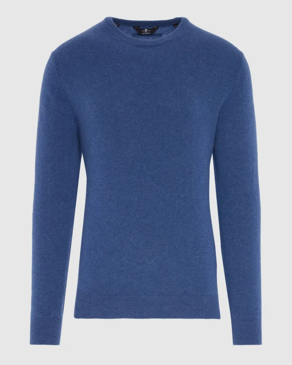 Cashmere Crew in Grey