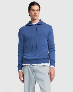 Cashmere Hoodie in Heather Grey