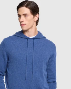 Cashmere Hoodie in Heather Grey