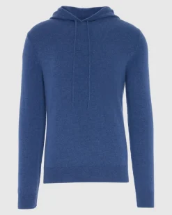 Cashmere Hoodie in Heather Grey