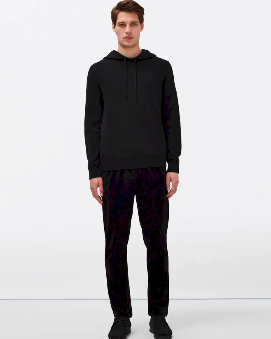 Cashmere Hoodie in Heather Grey