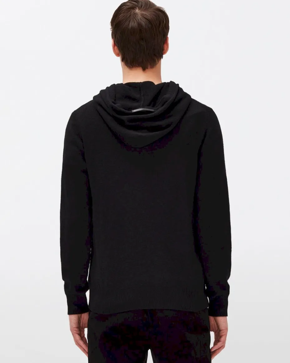 Cashmere Hoodie in Heather Grey