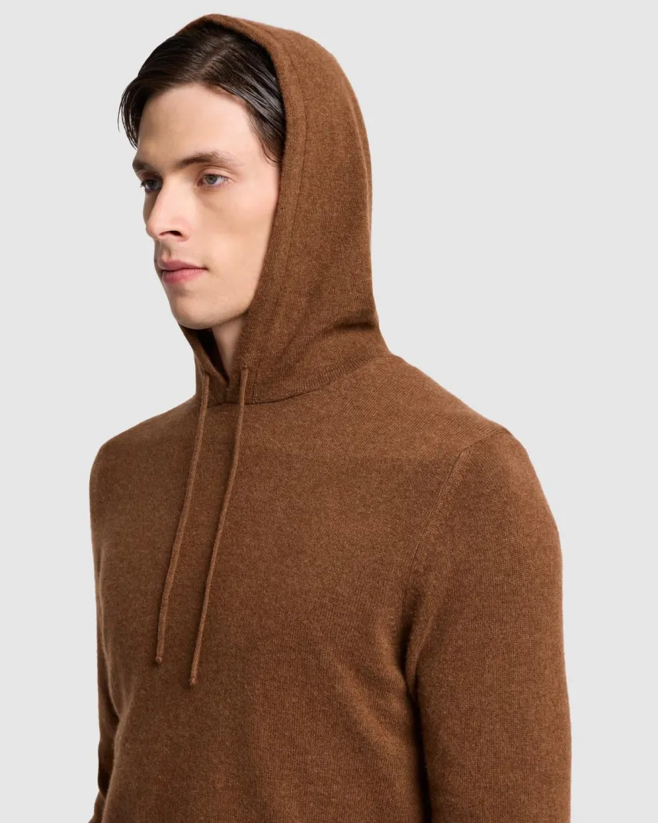 Cashmere Hoodie in Nutshell