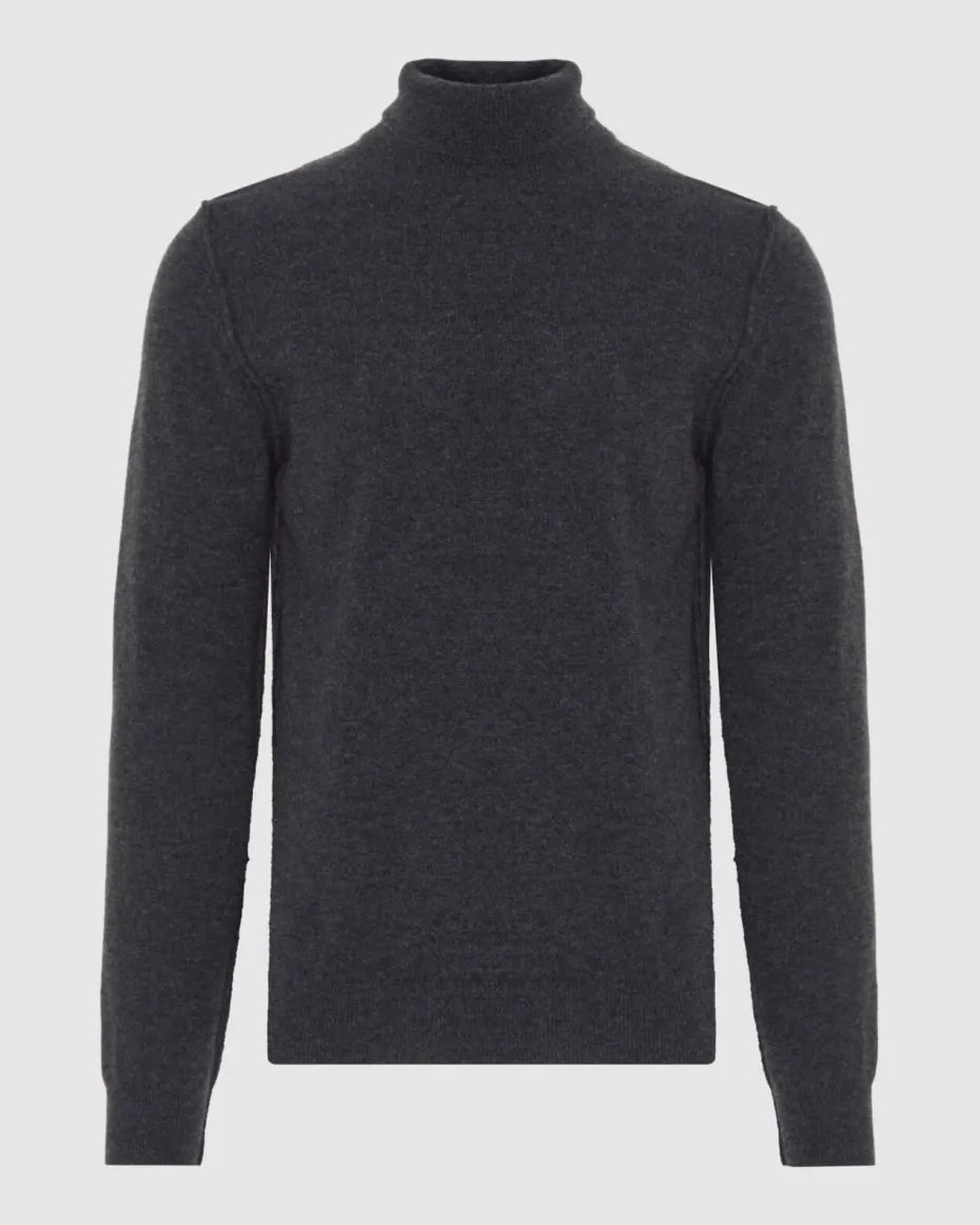 Cashmere Turtleneck in Black