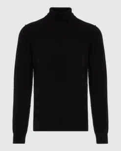 Cashmere Turtleneck in Black