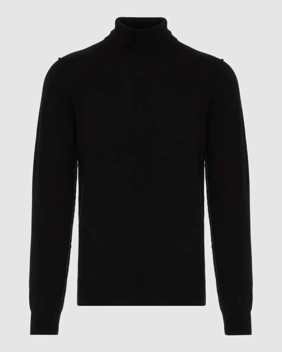 Cashmere Turtleneck in Black