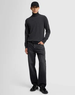 Cashmere Turtleneck in Black