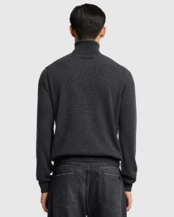 Cashmere Turtleneck in Black
