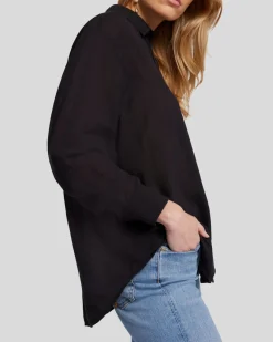 Classic Button Up Shirt in Black