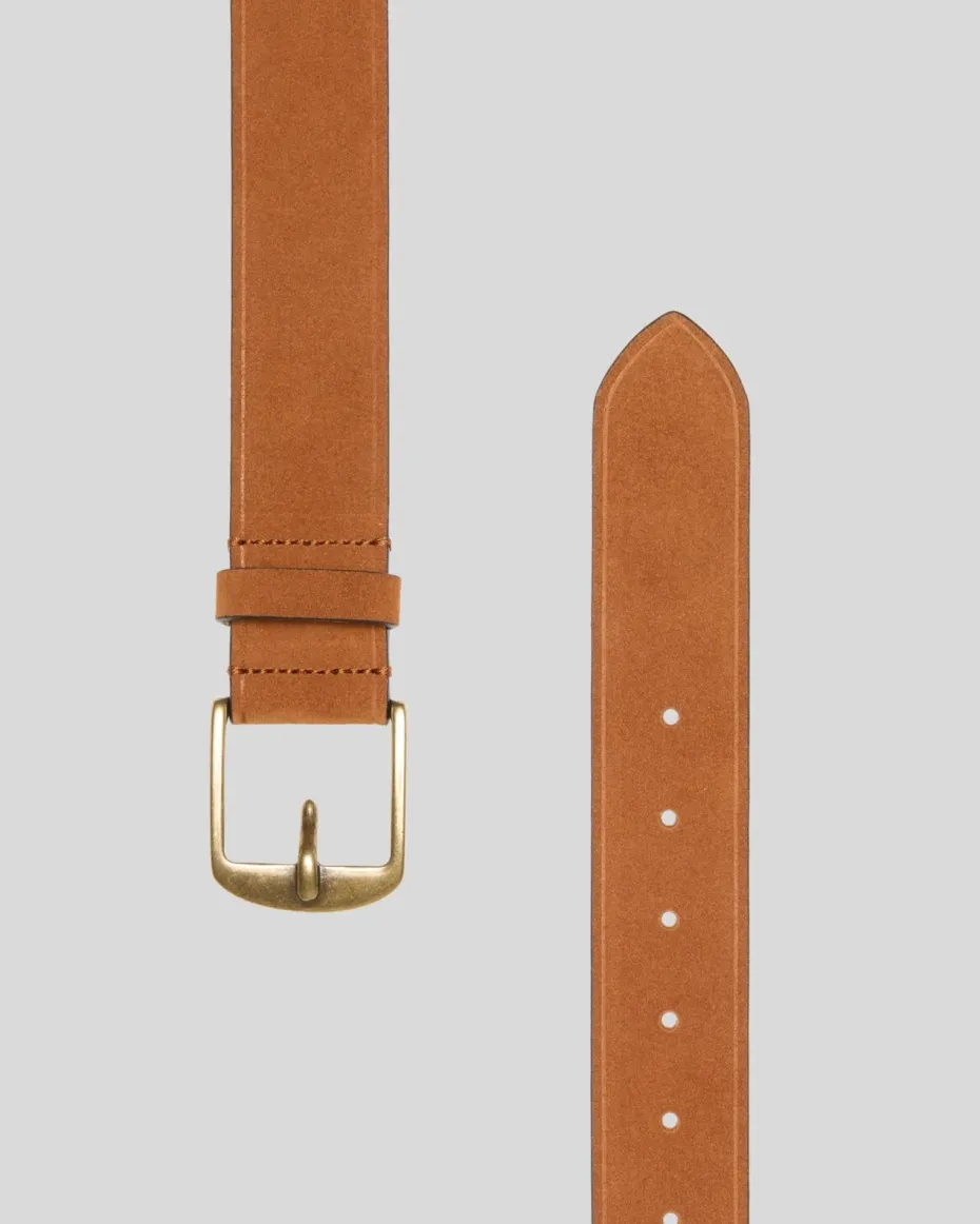 Classic Suede Belt in Cognac