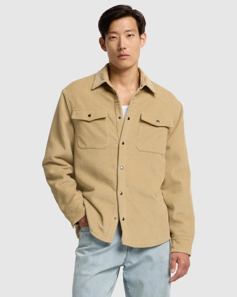 Corduroy Jacket in Wheat