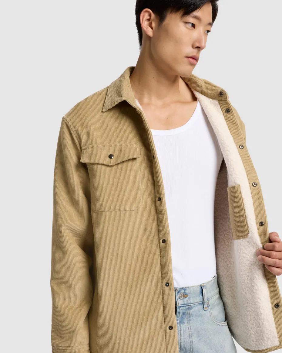 Corduroy Jacket in Wheat