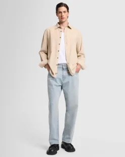 Corduroy Shirt in Alabaster