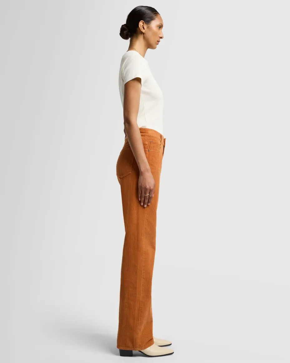 Corduroy Tess Trouser in Honey Mustard