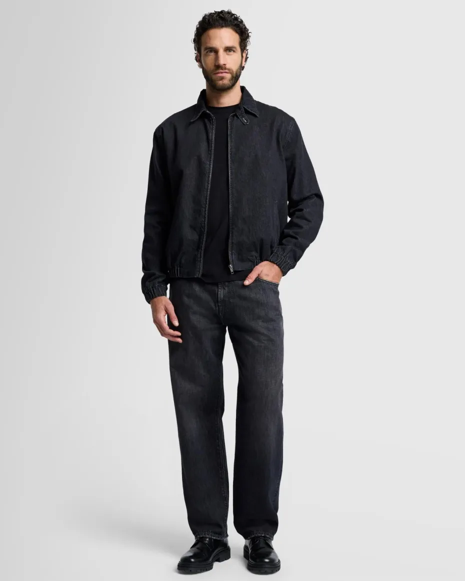 Denim Harrington Jacket in Major