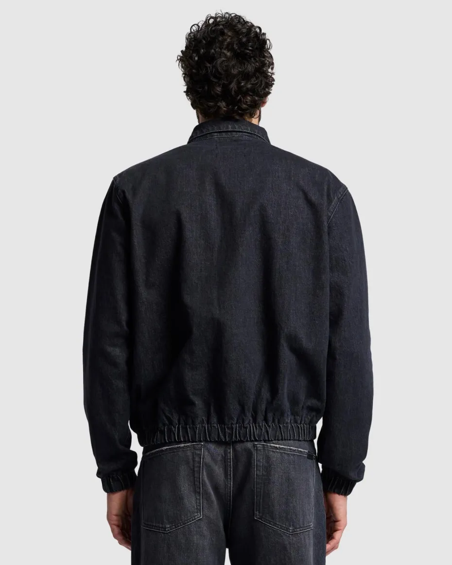 Denim Harrington Jacket in Major