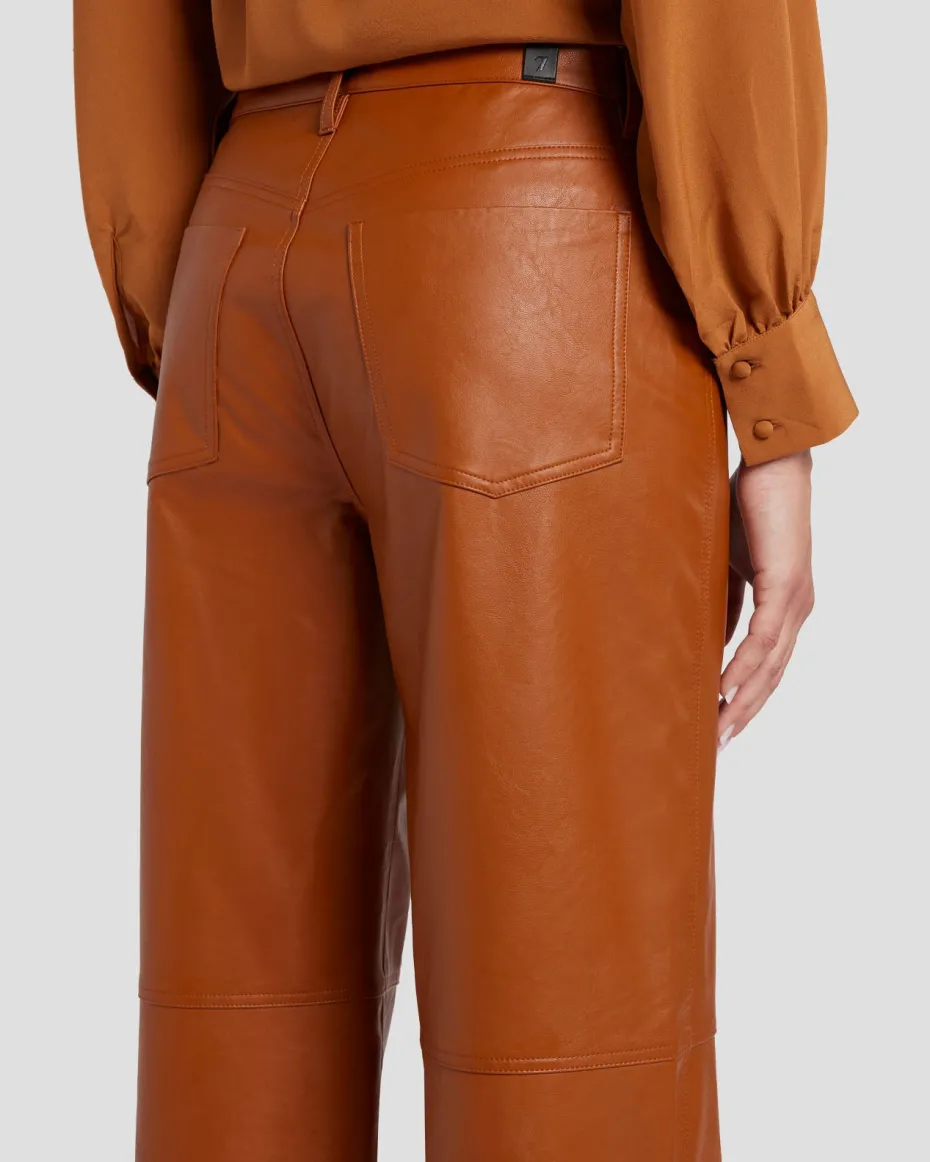 Faux Leather Kate Modern Straight in Ginger