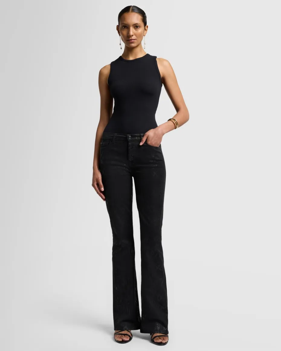 High Waist Ali in Black Cobra
