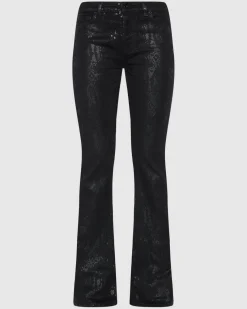 High Waist Ali in Black Cobra