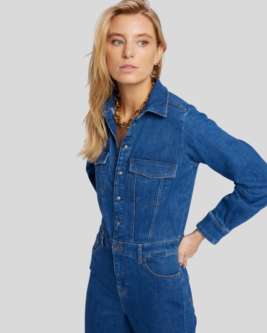 Left Hand Jumpsuit in Blue Soul