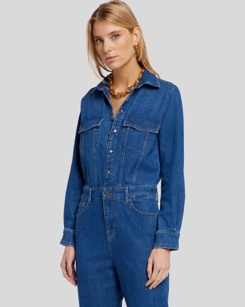 Left Hand Jumpsuit in Blue Soul