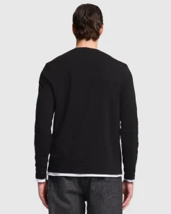 Luxe Performance Long Sleeve Tee in Nutshell