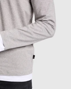 Luxe Performance Long Sleeve Tee in Nutshell