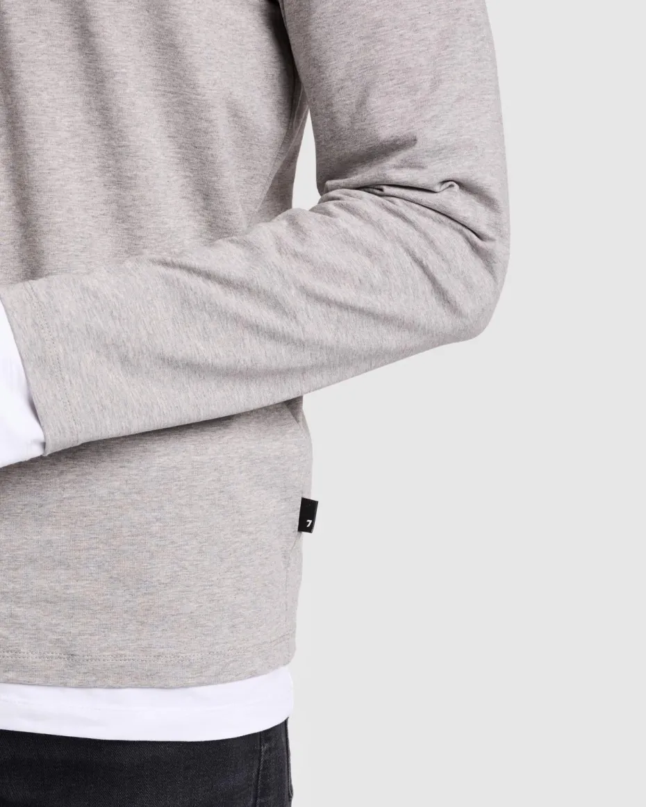Luxe Performance Long Sleeve Tee in Nutshell