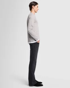 Luxe Performance Long Sleeve Tee in Nutshell