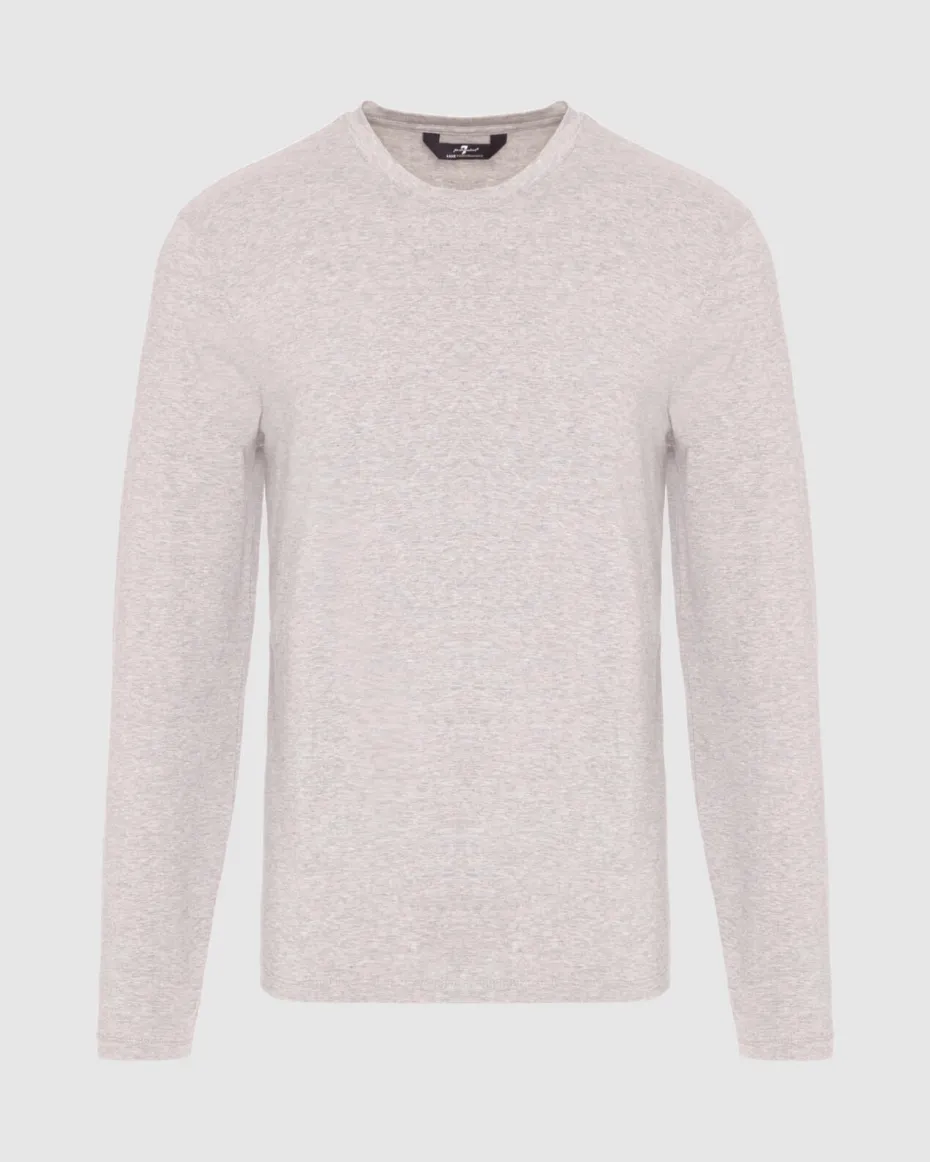 Luxe Performance Long Sleeve Tee in Nutshell