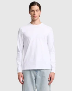 Luxe Performance Long Sleeve Tee in Nutshell