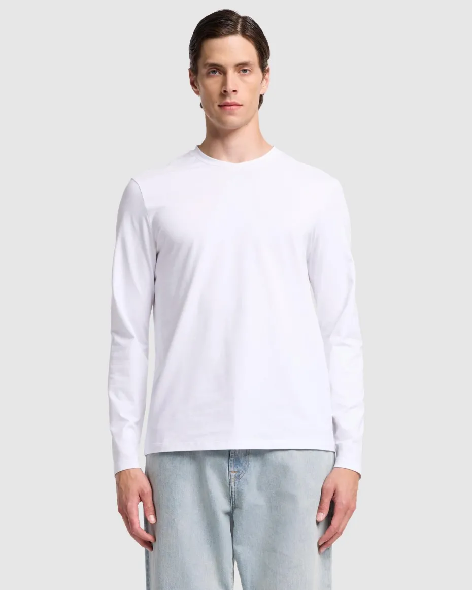 Luxe Performance Long Sleeve Tee in Nutshell