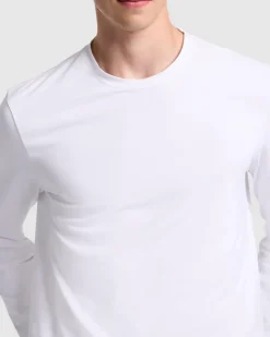 Luxe Performance Long Sleeve Tee in Nutshell