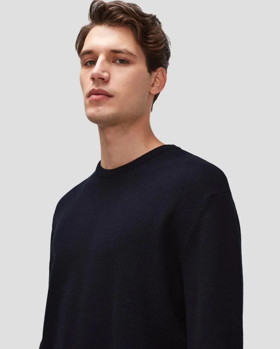 Luxe Performance Plus Sweater in Navy
