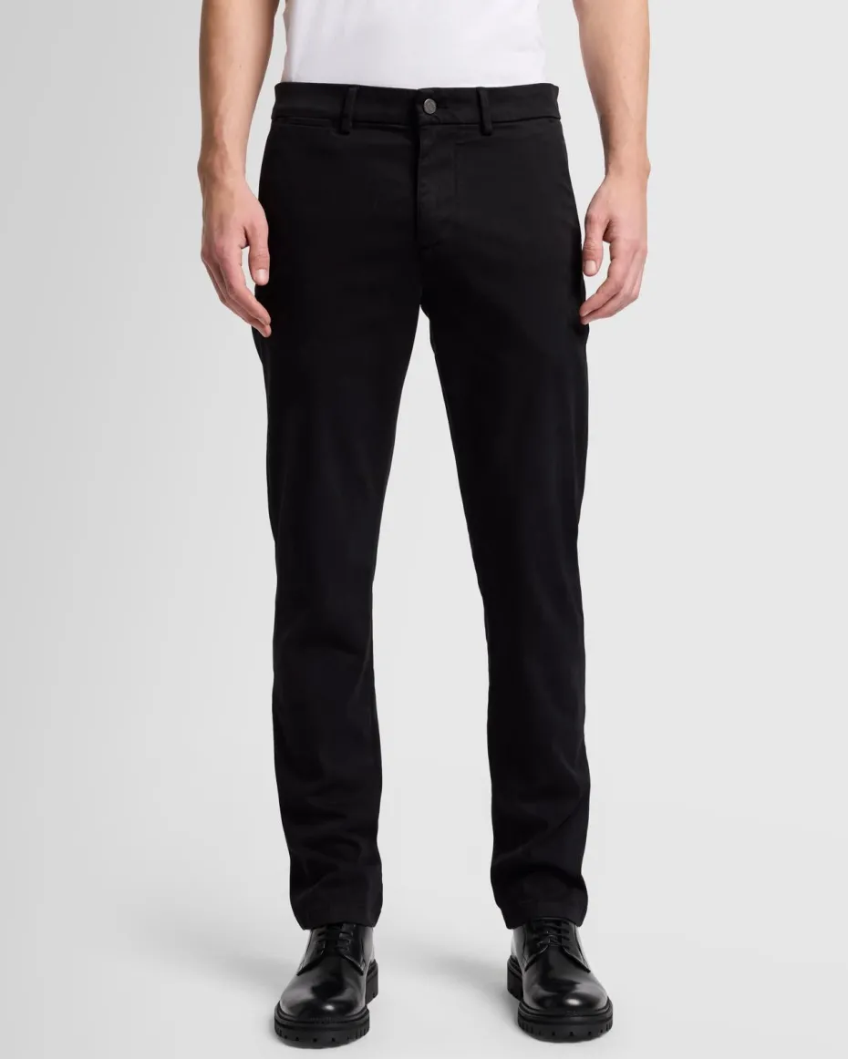 Luxe Performance Sateen Slimmy Chino in Black
