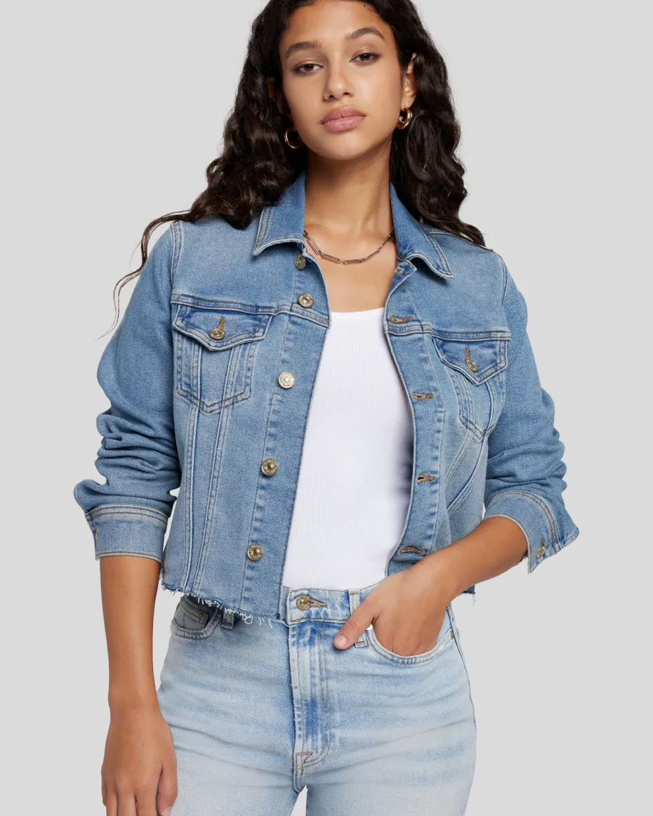 Luxe Vintage Classic Trucker in Love Soul