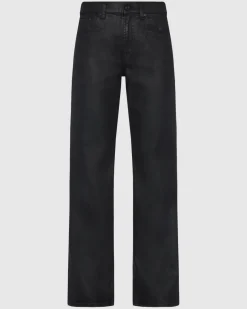 MANKIND Coated Tess Trouser in Black