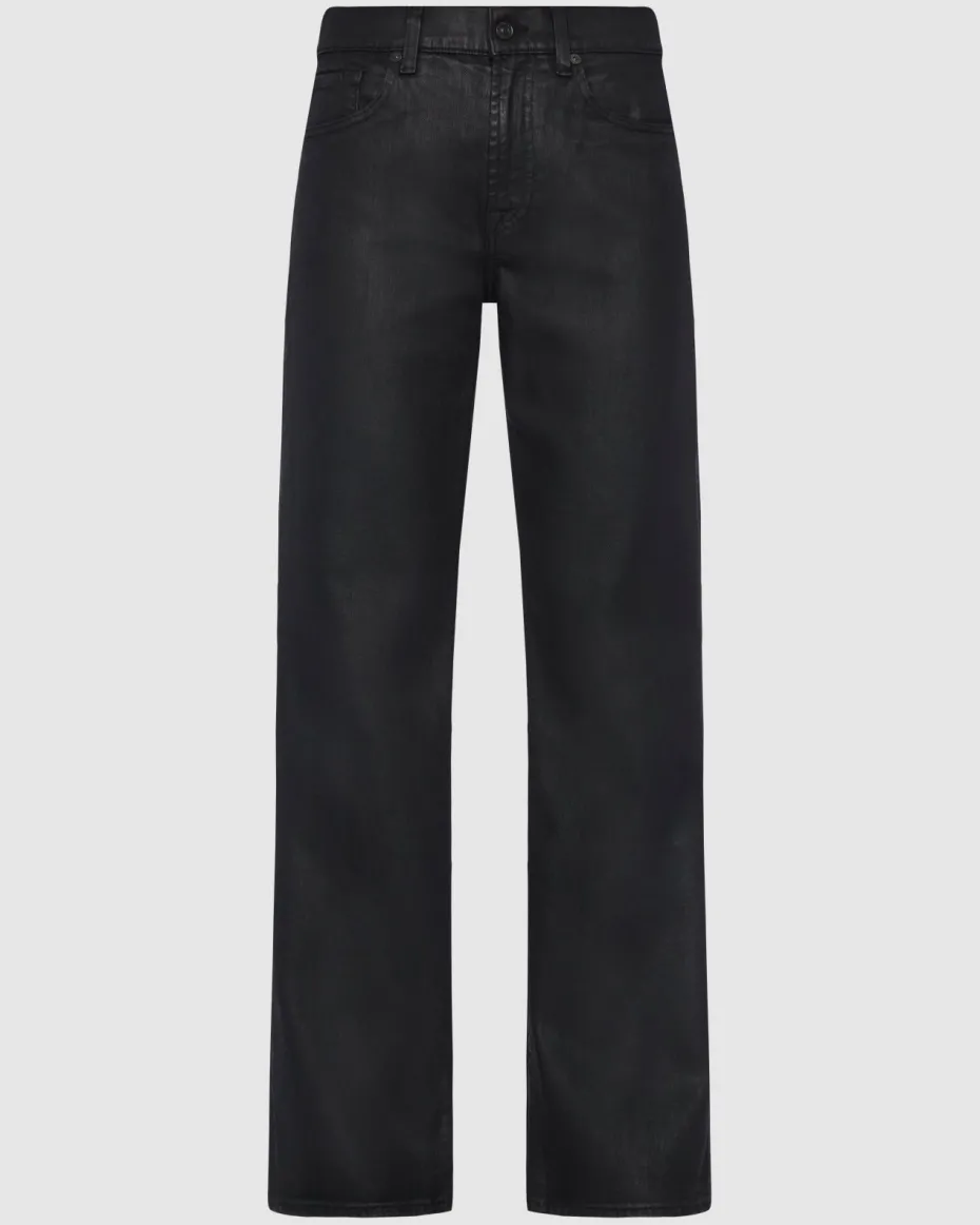 MANKIND Coated Tess Trouser in Black